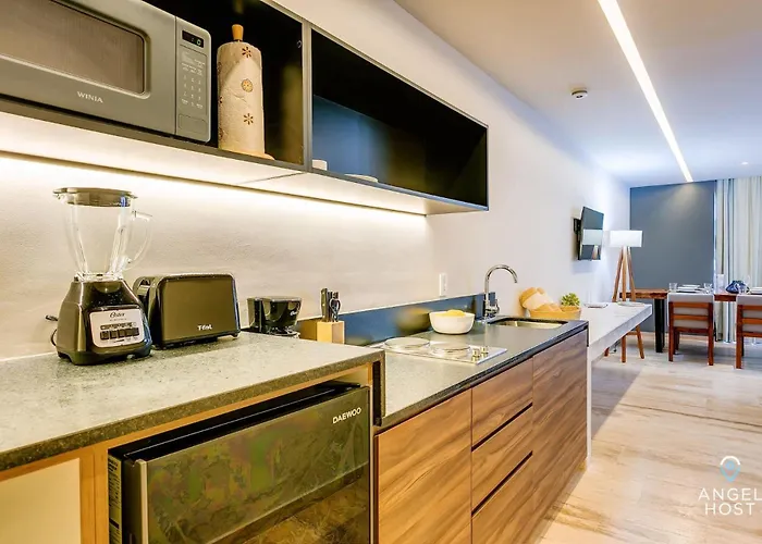 Ocean-view W Rooftop Pool&gym Playa del Carmen