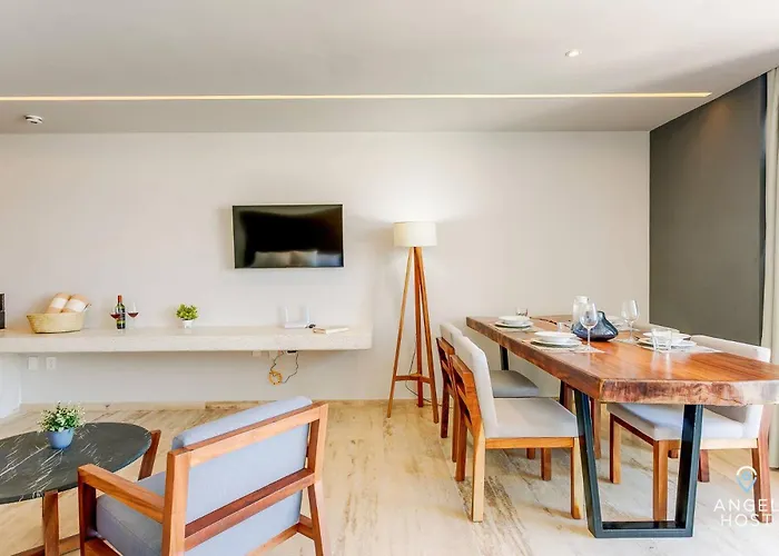 Ocean-view W Rooftop Pool&gym Apartamento Playa del Carmen